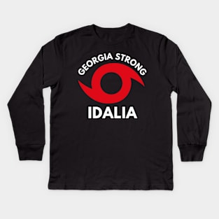 Georgia Strong - Hurricane Idalia Kids Long Sleeve T-Shirt